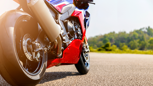 Motorcycle on Darwin road